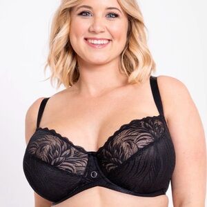 38H Curvy Kate
Lace Daze Balcony Bra Black